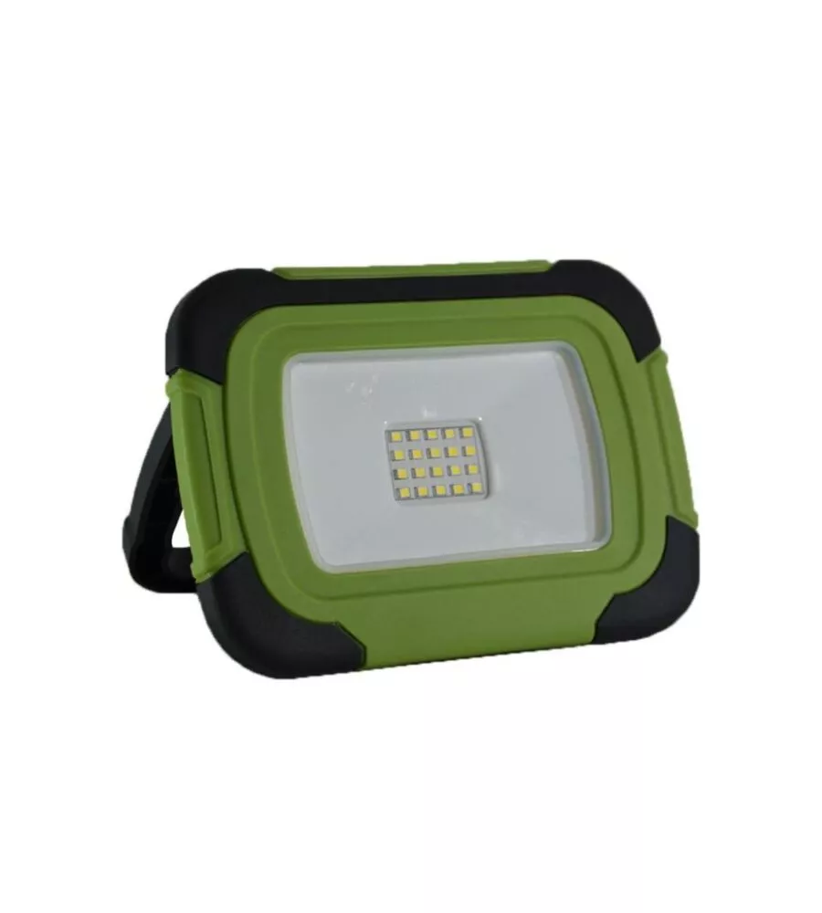 FARO LED RICARICABILE VTAC VERDE 4000K 10W
