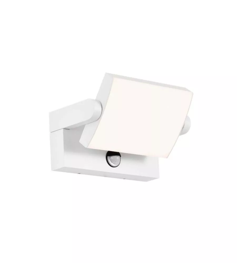 APPLIQUE LED SOLARE DA ESTERNO RETTANGOLARE VTAC BIANCO 3000K