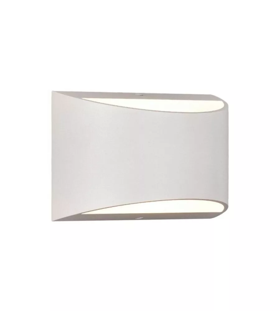 APPLIQUE LED DA ESTERNO A DOPPIO FASCIO LUMINOSO VTAC "BRIDGELUX" BIANCO 4000K