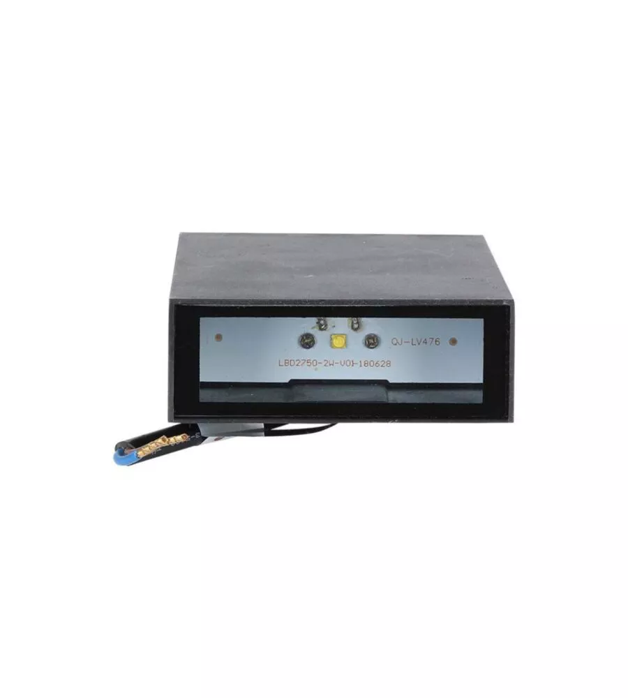 APPLIQUE LED DA ESTERNO RETTANGOLARE VERTICALE A DOPPIO FASCIO LUMINOSO VTAC NERO 3000K