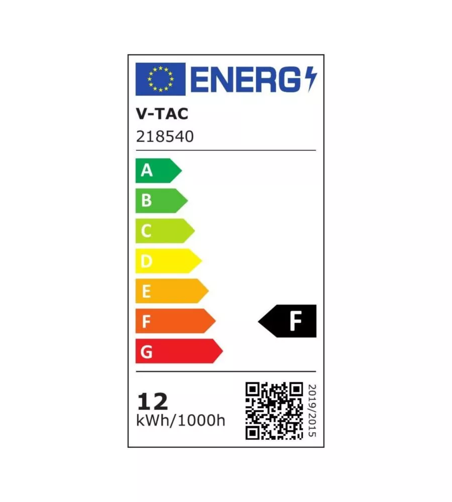 APPLIQUE LED DA ESTERNO QUADRATA SEMICOPERTA VTAC NERO 4000K 12W