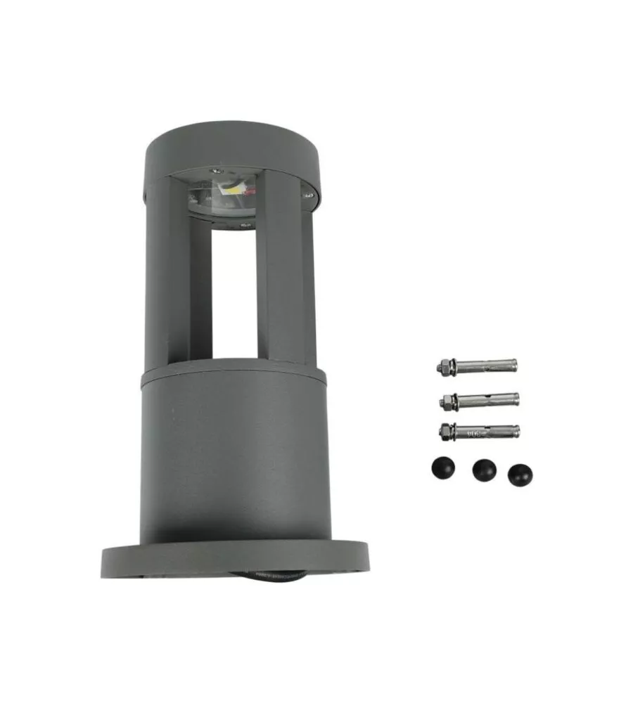 LAMPADA LED DA TERRA DA ESTERNO VTAC GRIGIO 3000K