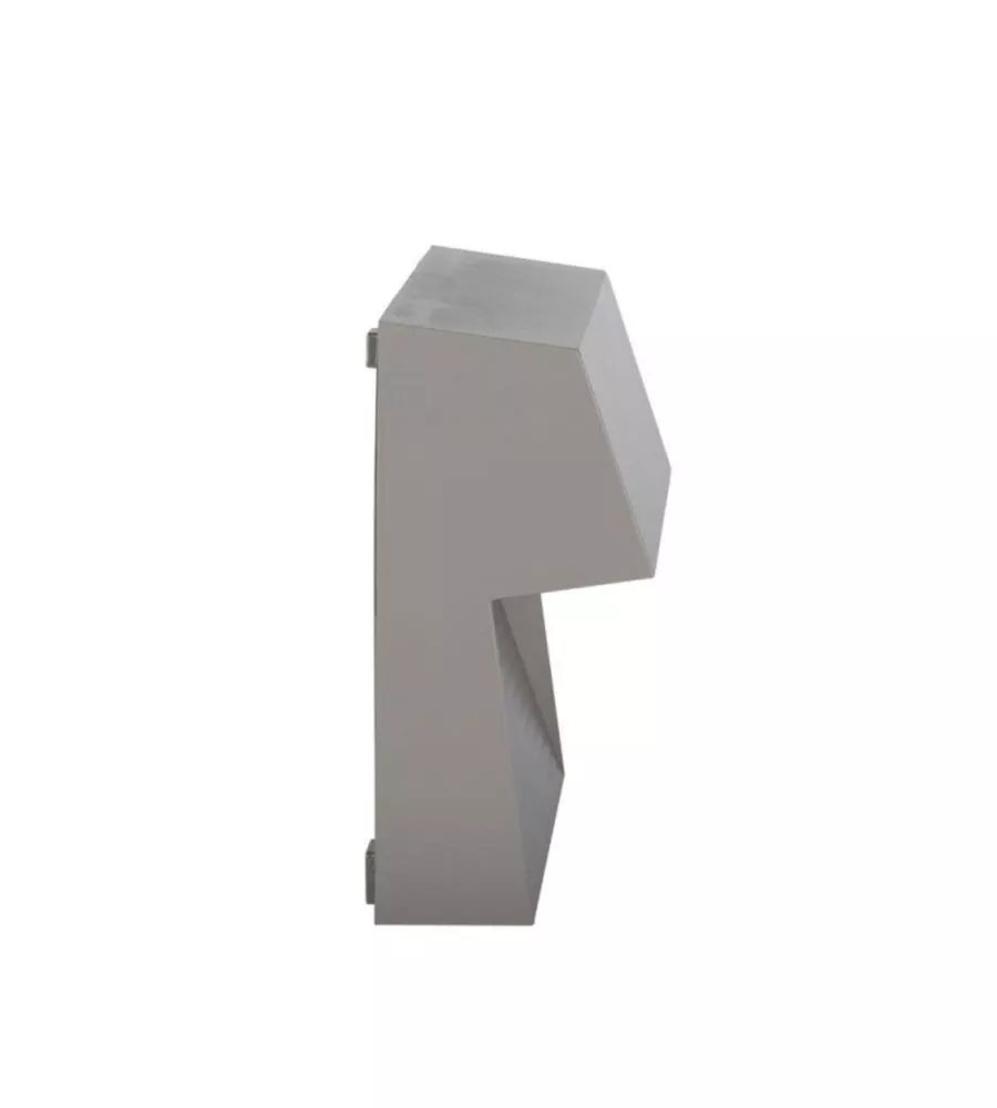 FARETTO LED SEGNAPASSO A PLAFONE DA ESTERNO QUADRATO VTAC GRIGIO 4000K