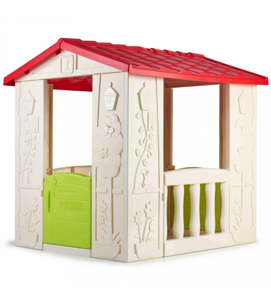 CASETTA DA GIARDINO PER BAMBINI ELICA GARDEN "HAPPY" IN PLASTICA MULTICOLOR 104X90X101,5 CM