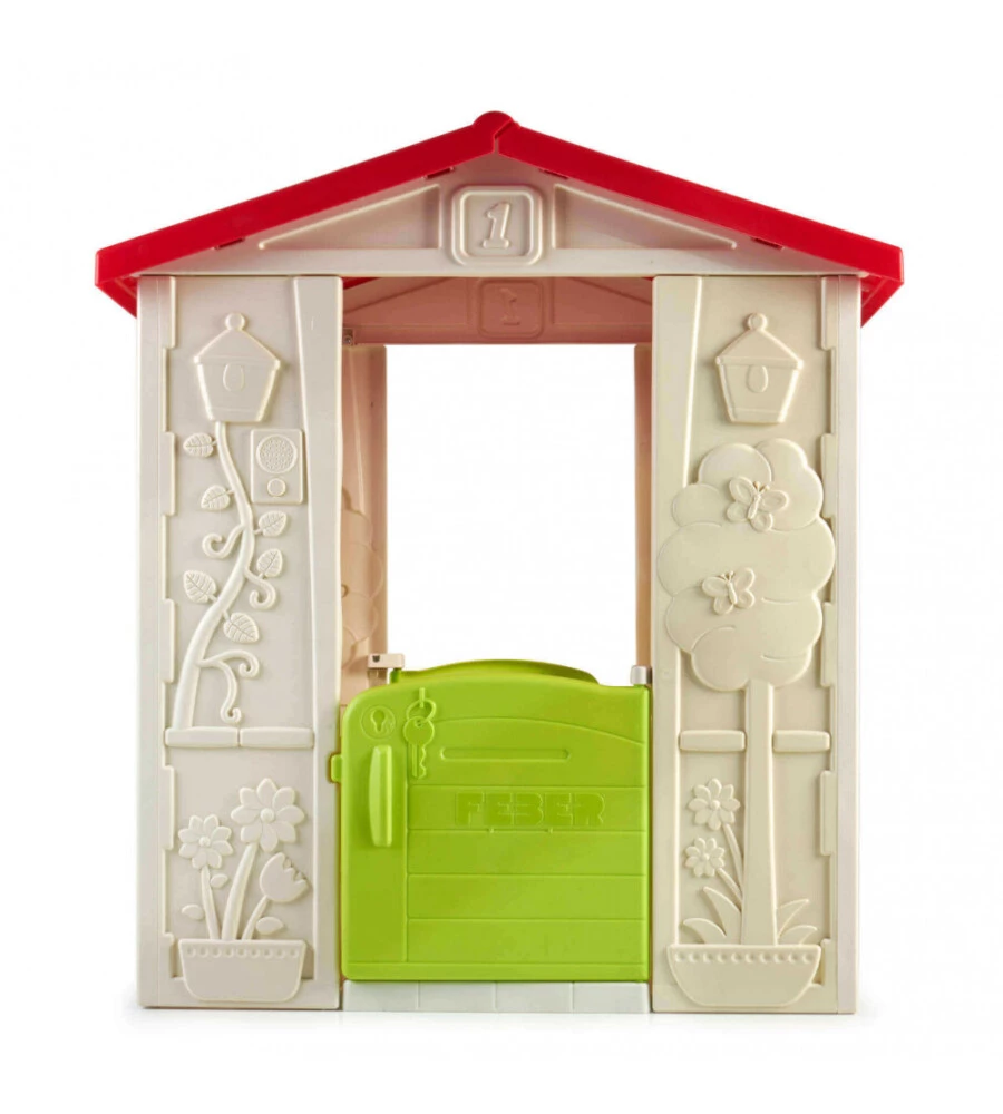CASETTA DA GIARDINO PER BAMBINI ELICA GARDEN "HAPPY" IN PLASTICA MULTICOLOR 104X90X101,5 CM