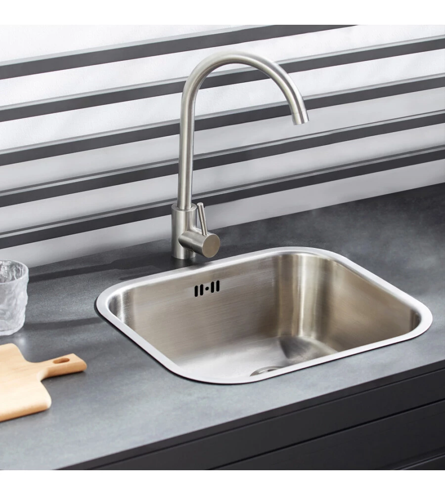CUCINA DA ESTERNO MODULARE ELICA GARDEN "OKLAHOMA 2" CON LAVELLO IN ALLUMINIO ANTRACITE 90X62X125 CM