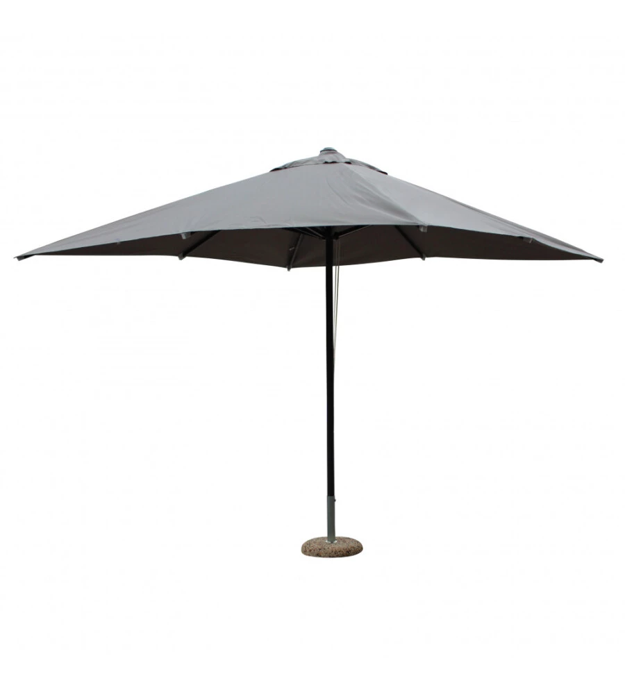 OMBRELLONE DA GIARDINO ELICA GARDEN "BRIAN" IN ALLUMINIO E POLIESTERE GRIGIO 300X300X265 CM