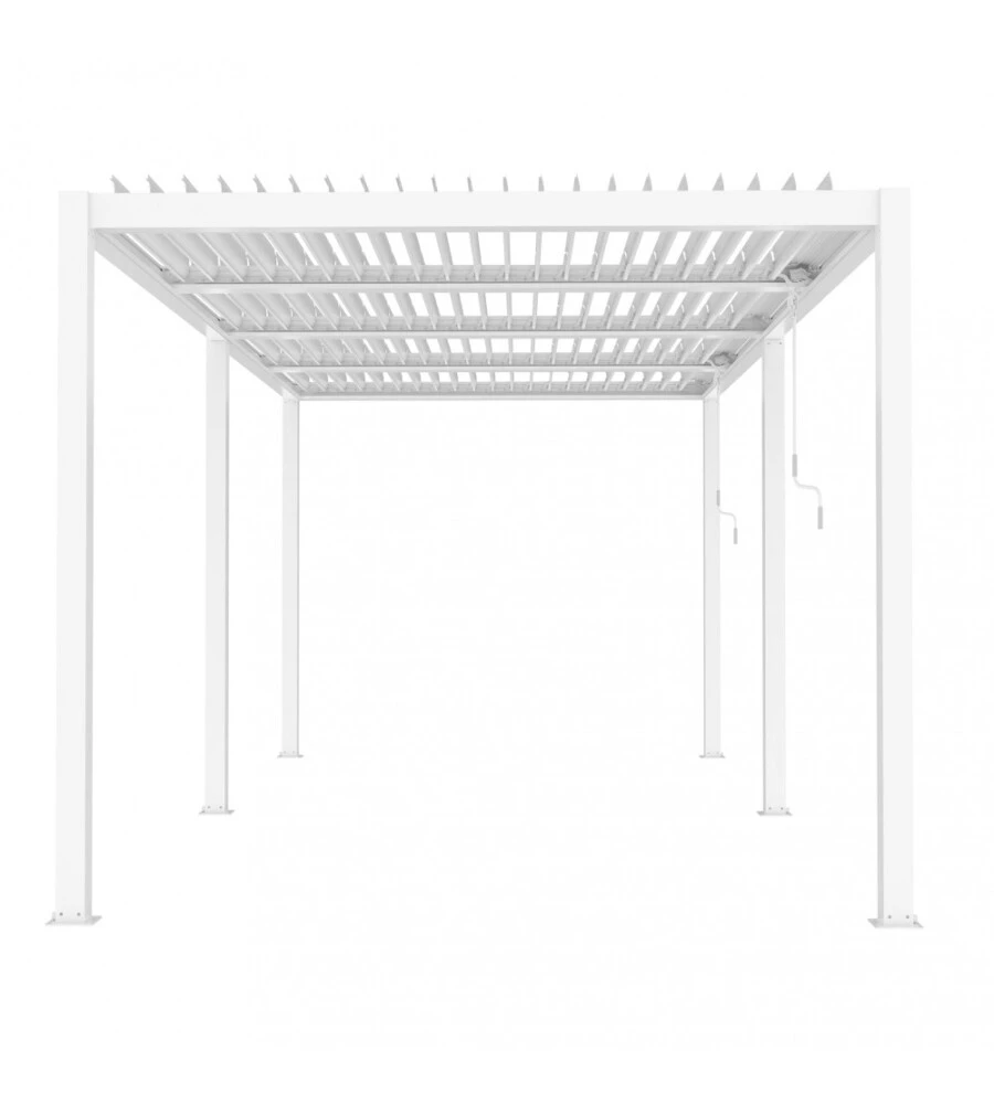 PERGOLA BIOCLIMATICA ELICA GARDEN BIANCO 5,8X3X2,5 MT
