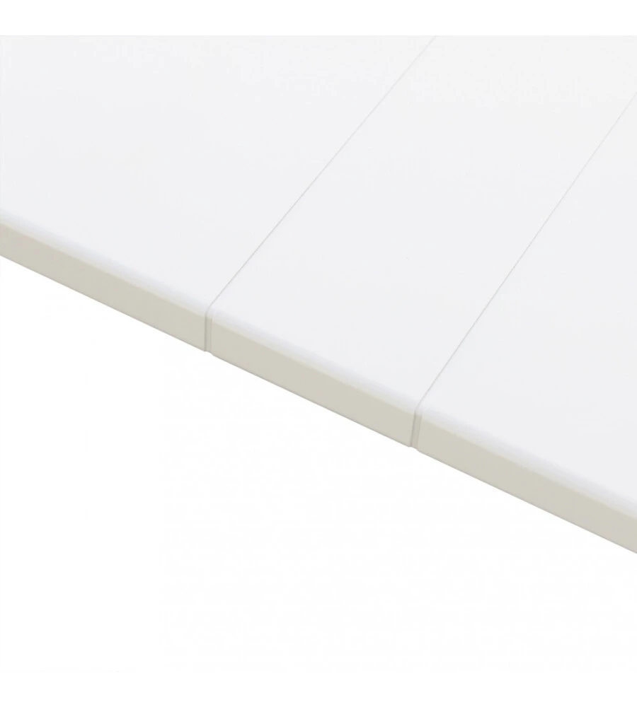 SET DA GIARDINO ELICA GARDEN "SANTA CRUZ" IN ALLUMINIO BIANCO 5 SEDUTE E UN TAVOLINO