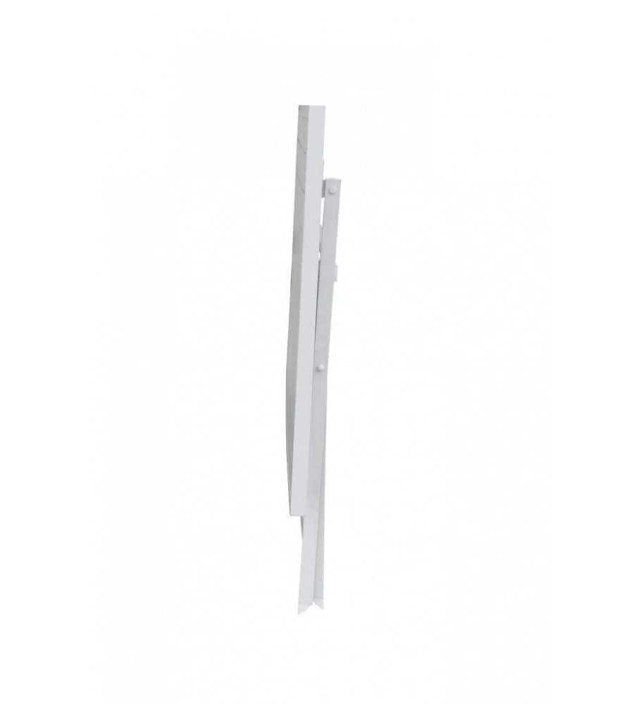 TAVOLO DA GIARDINO PIEGHEVOLE ELICA GARDEN "ALABAMA" IN ALLUMINIO BIANCO 77X130X73 CM