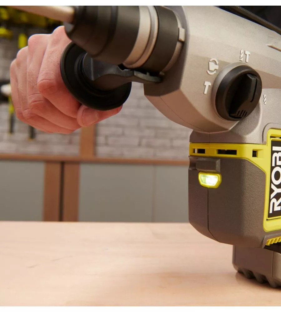 TRAPANO TASSELLATORE A BATTERIA RYOBI "RSDS18BL-0" SOLO CORPO MACCHINA SDS 18V