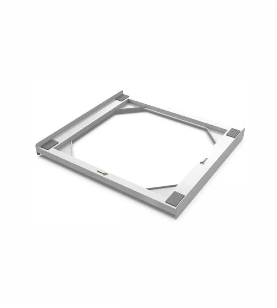 KIT DI SOVRAPPOSIZIONE UNIVERSALE PER LAVATRICE E ASCIUGATRICE "TORRE UP" BIANCO 61,2X6X56,2 CM