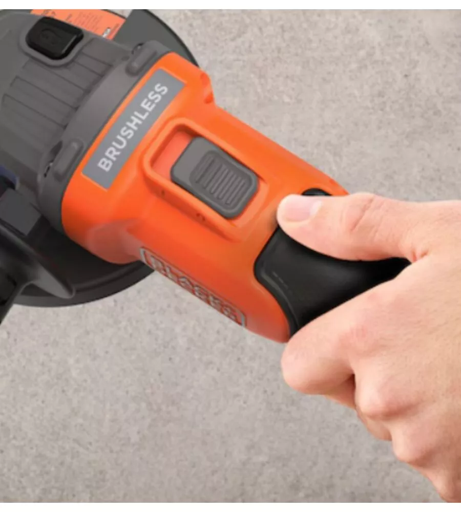 SMERIGLIATRICE ANGOLARE A BATTERIA BLACK+DECKER "BCG6L8D1S-QW" 115 MM 18V