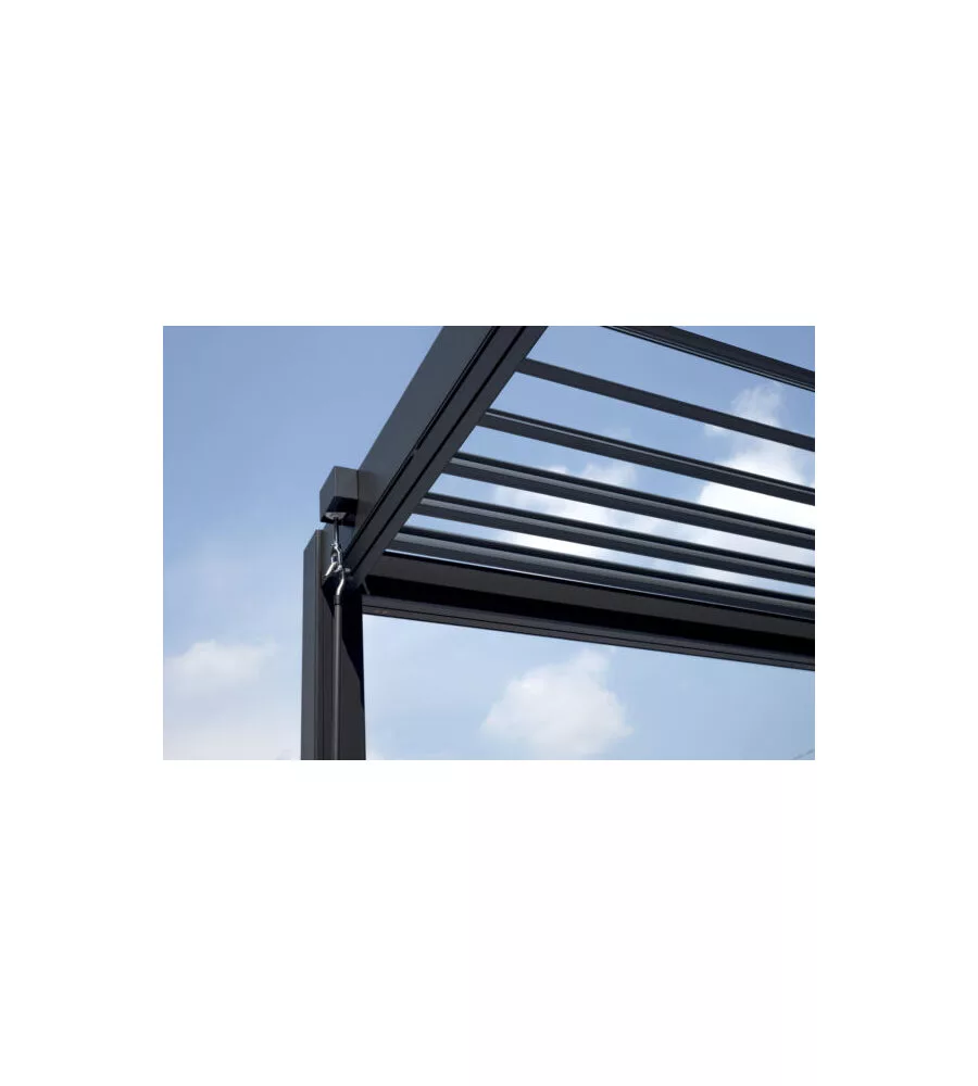 PERGOLA SOLARIA "TEXAS" IN ALLUMINIO ANTRACITE 3X4 MT