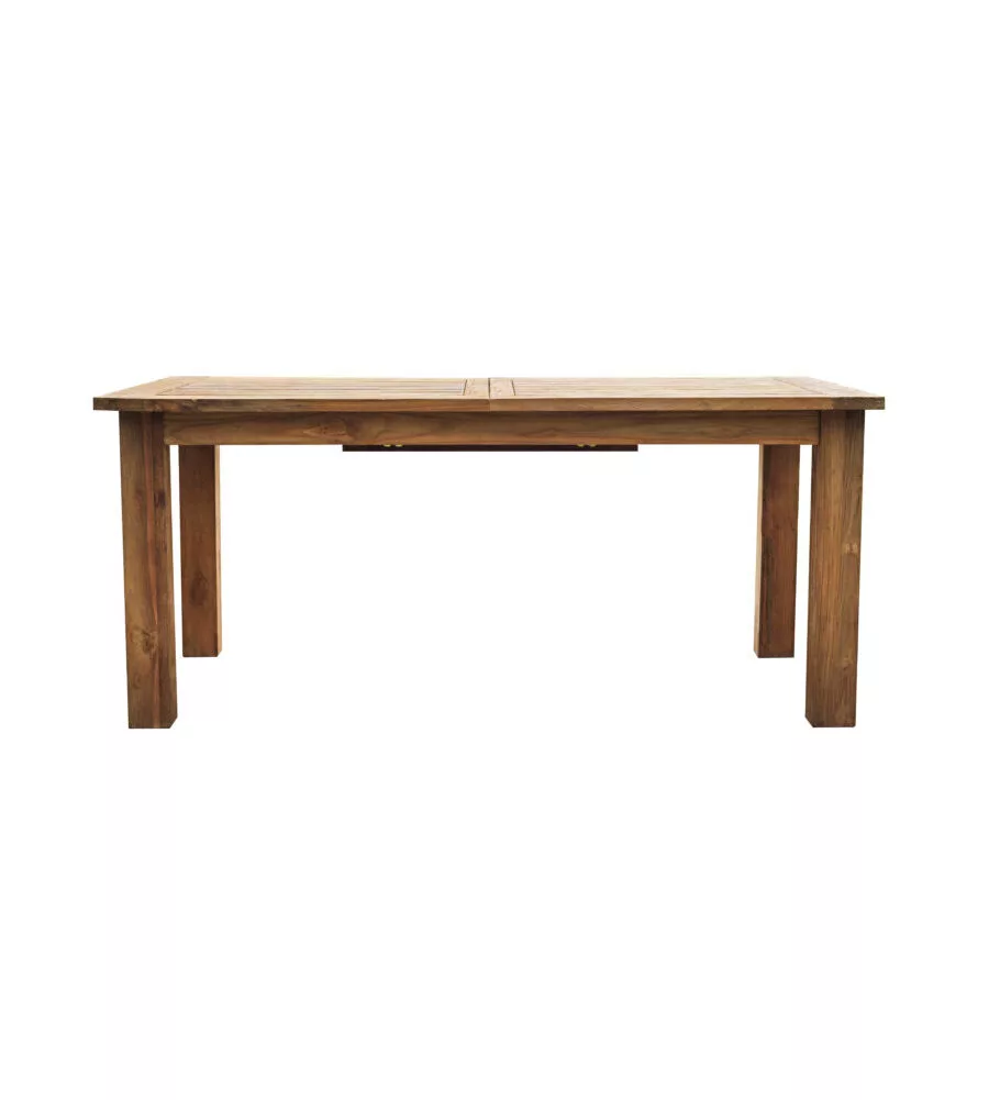TAVOLO DA ESTERNO ALLUNGABILE SOLARIA "SUMATRA" IN TEAK RICICLATO 180/250X100X77 CM