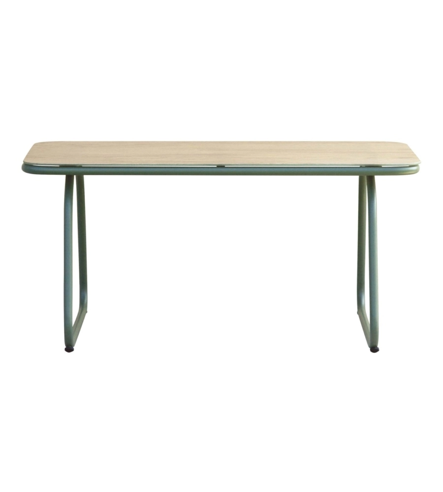 SET DA GIARDINO SOLARIA "TINOS" IN FERRO VERDE 4 SEDUTE E 1 TAVOLINO