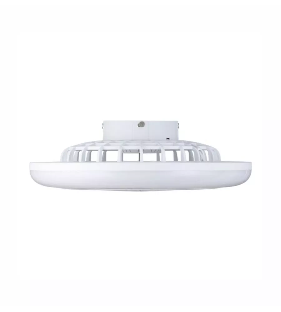 VENTILATORE DA SOFFITTO EGLO "SAYULITA 1" BIANCO CON LED RBG INCLUSO Ø46 CM