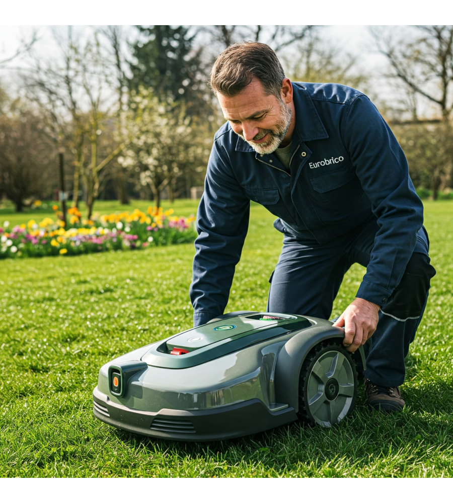 SERVIZIO INSTALLAZIONE ROBOT TAGLIAERBA PER GIARDINI FINO A 500 MQ