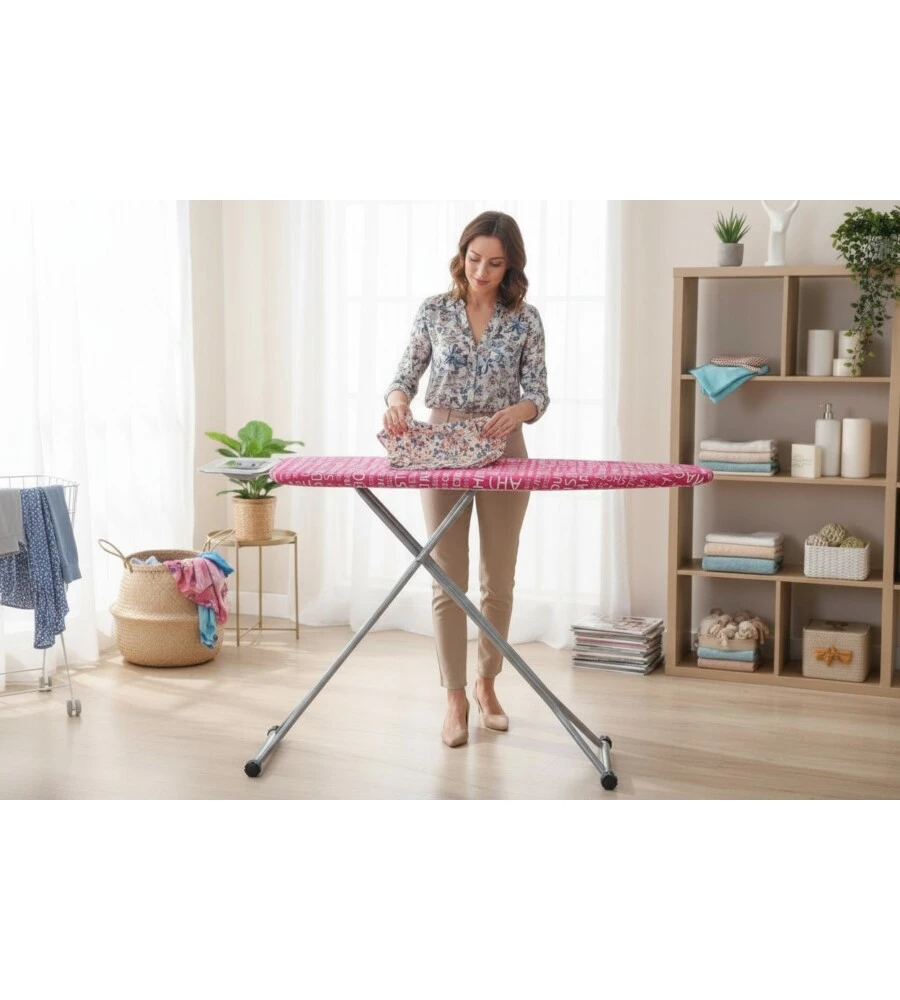 Asse da stiro "Venus" in acciaio 33x112 cm