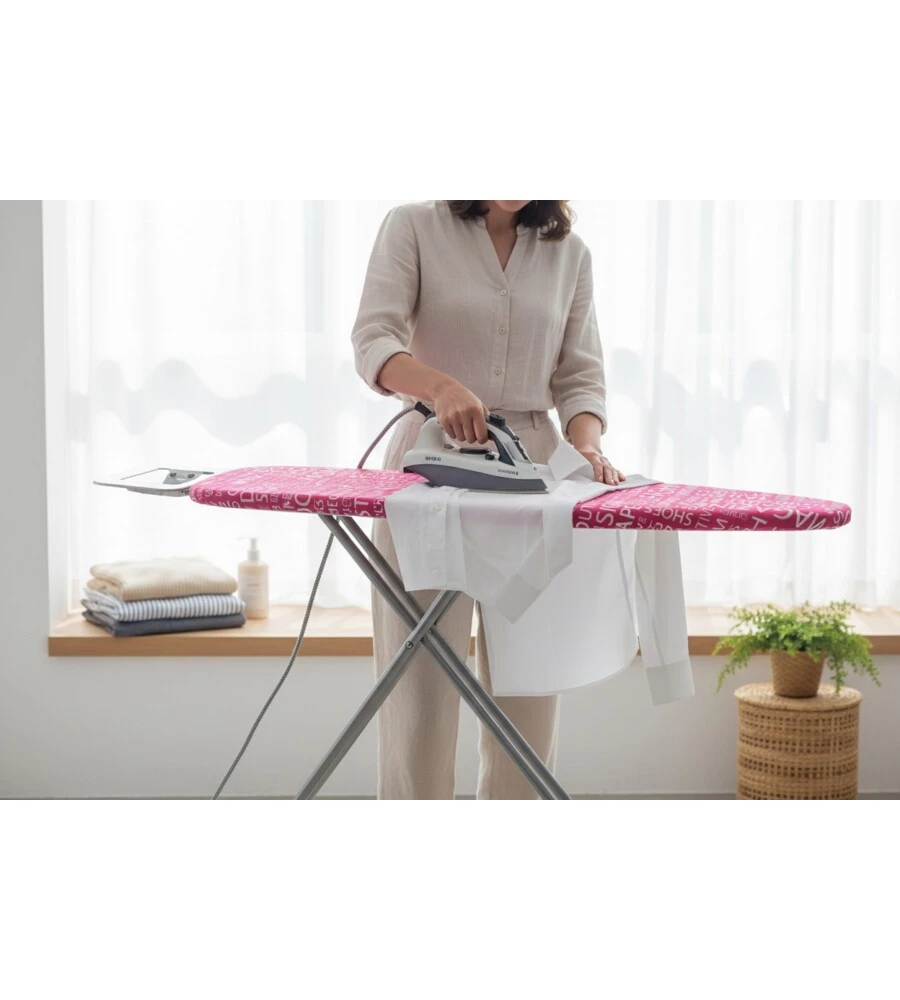 Asse da stiro "Venus" in acciaio 33x112 cm