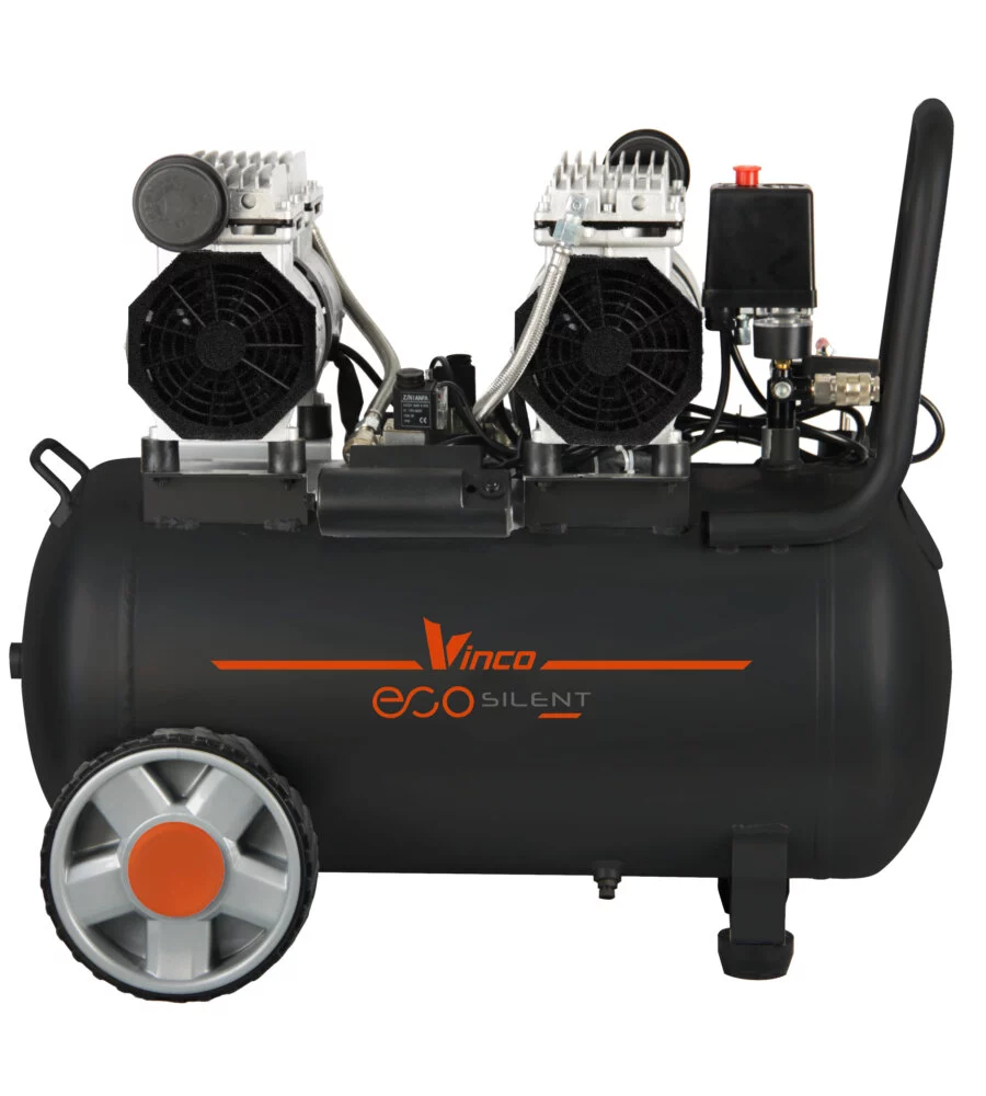 COMPRESSORE ARIA SILENZIATO VINCO 50L 2HP