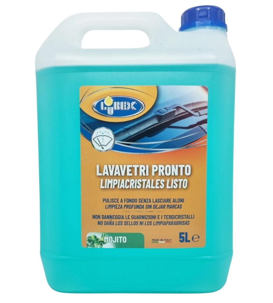 Detergente liquido lavavetri auto Lubex mojito 5 lt