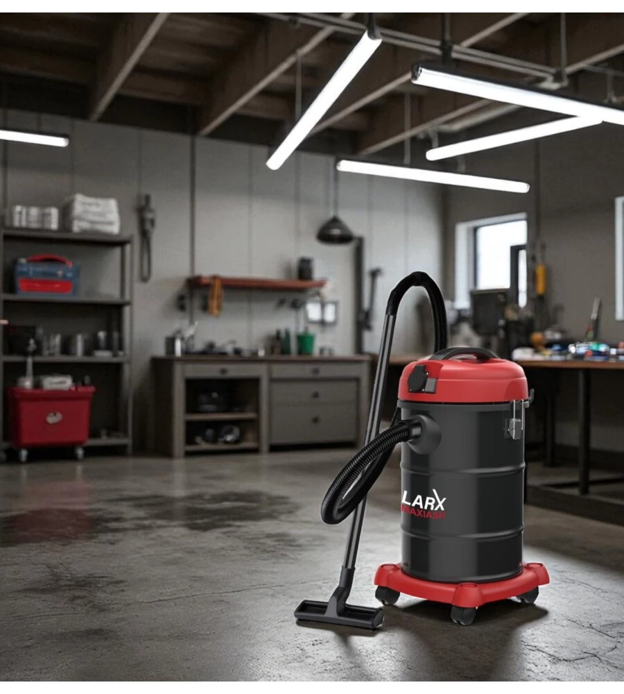 APIRATORE SOLIDI LIQUIDI ELETTRICO LARX "MAXIASH 4 IN 1" 1200W 30L 28 L/S