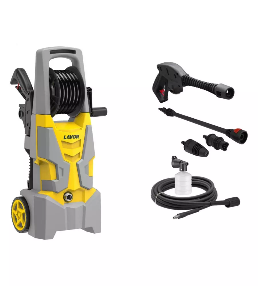 IDROPULITRICE ELETTRICA A FREDDO LAVORWASH "RUN EXTRA 145" 145 BAR 420 L/H 1900 W