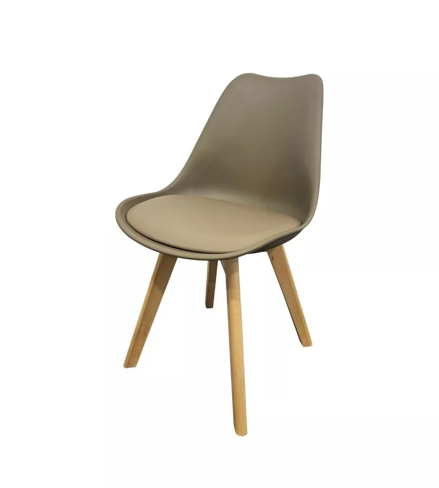 SEDIA DA PRANZO BELLAHOME "CASTILLA" TORTORA 48X55X81 CM