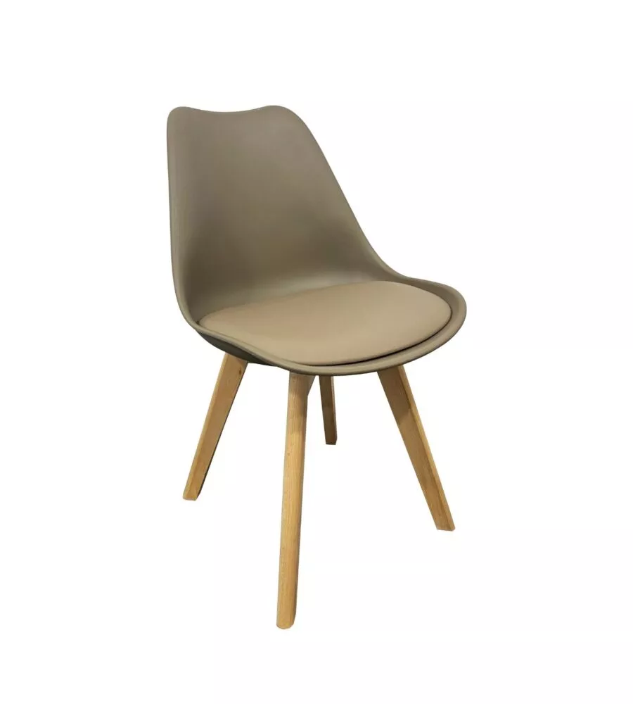 SEDIA DA PRANZO BELLAHOME "CASTILLA" TORTORA 48X55X81 CM