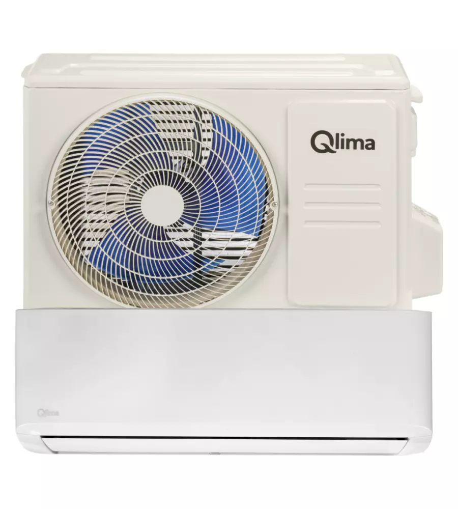 CLIMATIZZATORE CALDO FREDDO QLIMA "S 1709" MONOSPLIT E UNITA' ESTERNA 8000 BTU