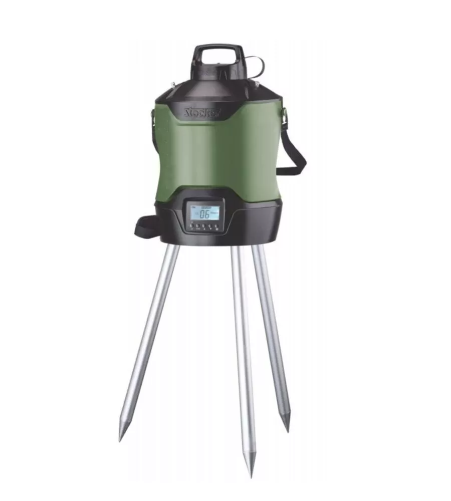 GEYSER NEBULIZZATORE ANTIZANZARE A BATTERIA STOCKER VERDE 12L 5 BAR 12V 2,5AH