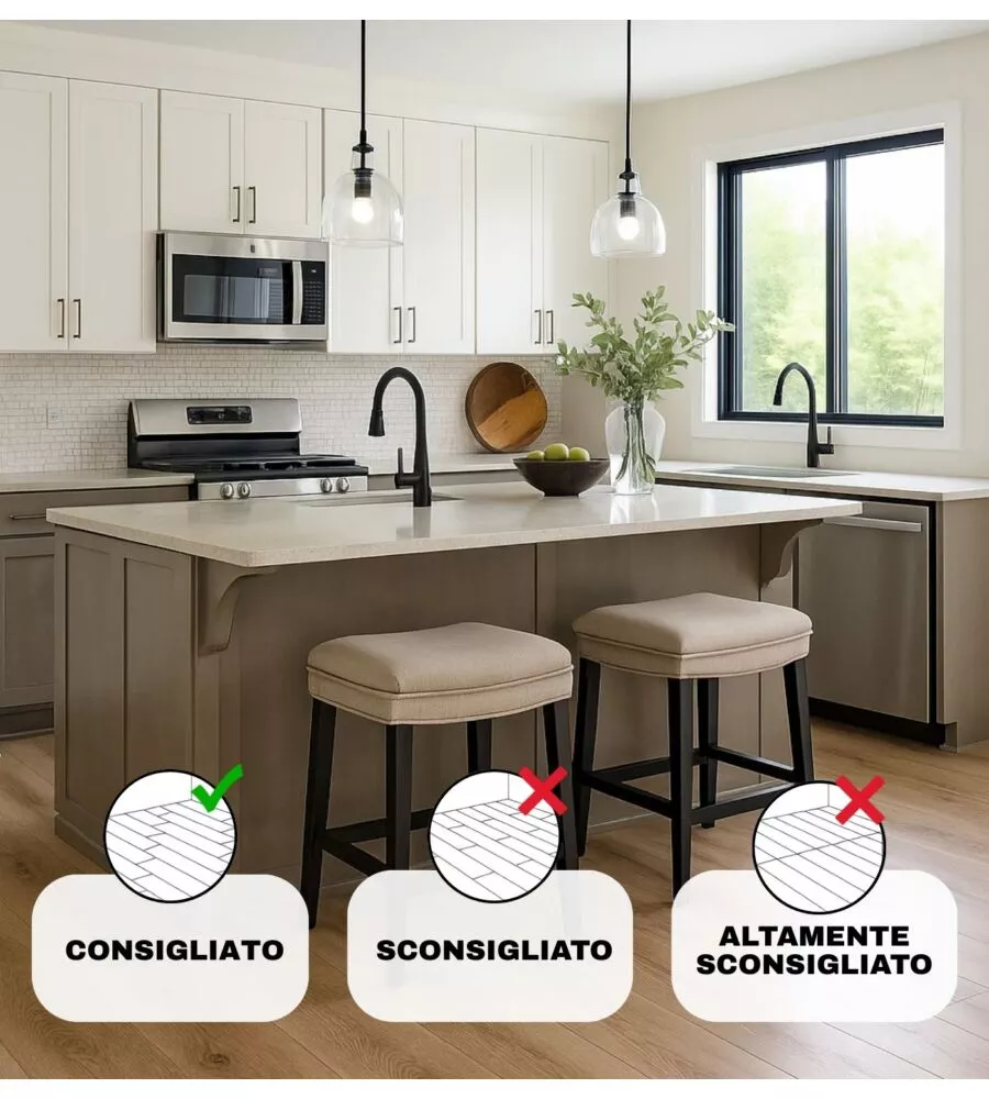 PAVIMENTO IN SPC COSMO 4,5 MM FRASSINO 2,40 M² 179X1220X4,5 MM