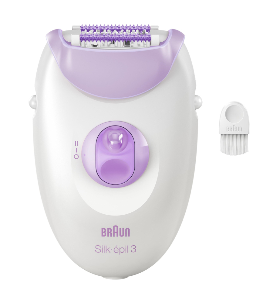 EPILATORE BRAUN "SILK-EPIL 3" BIANCO 2 VELOCITÀ