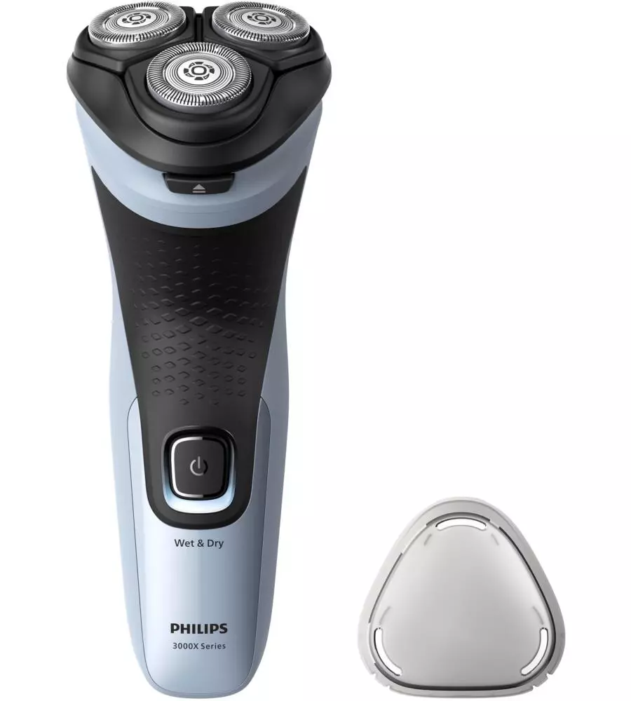 RASOIO ELETTRICO RICARICABILE PHILIPS "POWERCUT" 3 TESTINE