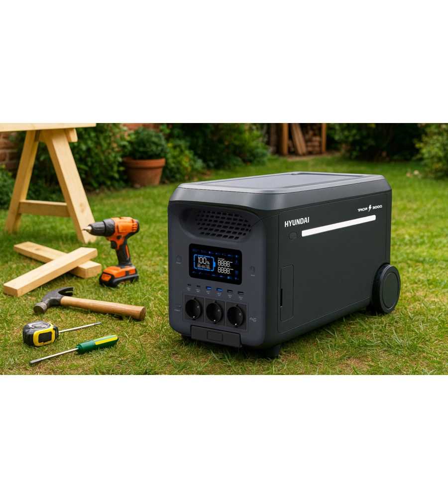 POWER STATION PORTATILE HYUNDAI "THOR" 3000 W