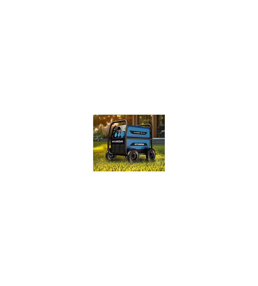 POWER STATION PORTATILE DA CANTIERE HYUNDAI "HEAVY DUTY" 3600 W - COD. 65940