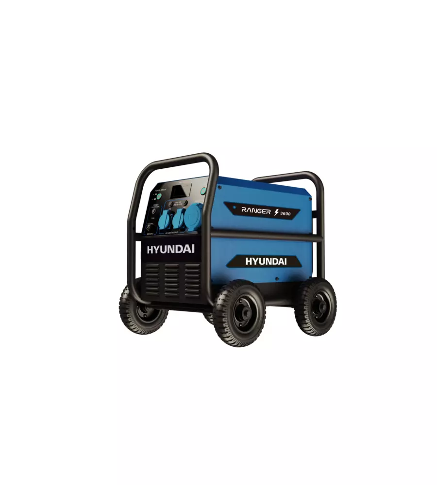 POWER STATION PORTATILE DA CANTIERE HYUNDAI "HEAVY DUTY" 3600 W - COD. 65940