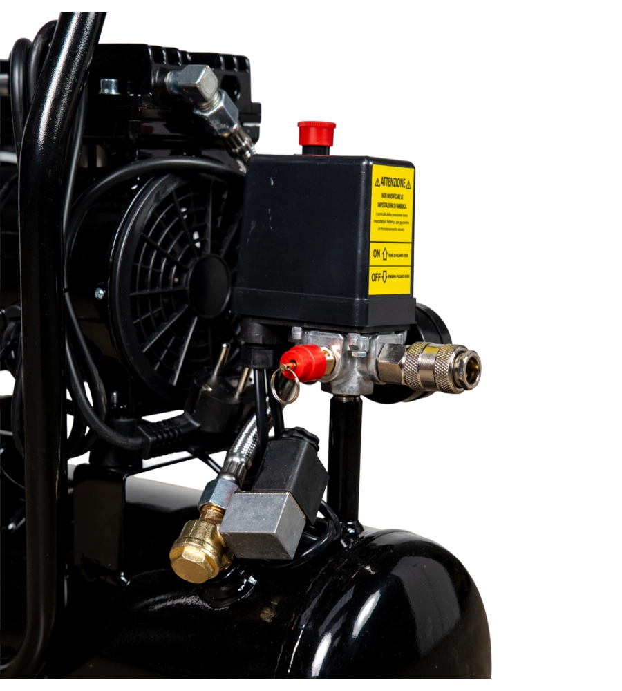 Compressore aria silenziato System+ 8lt 0,73hp