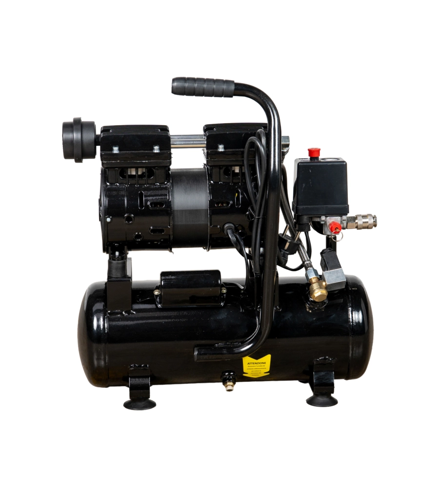 Compressore aria silenziato System+ 8lt 0,73hp