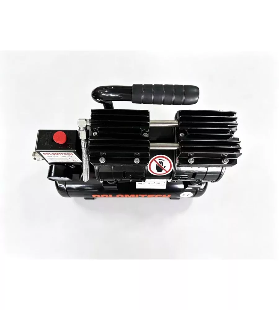 Compressore aria silenziato Dolomitech 8lt 0,73hp