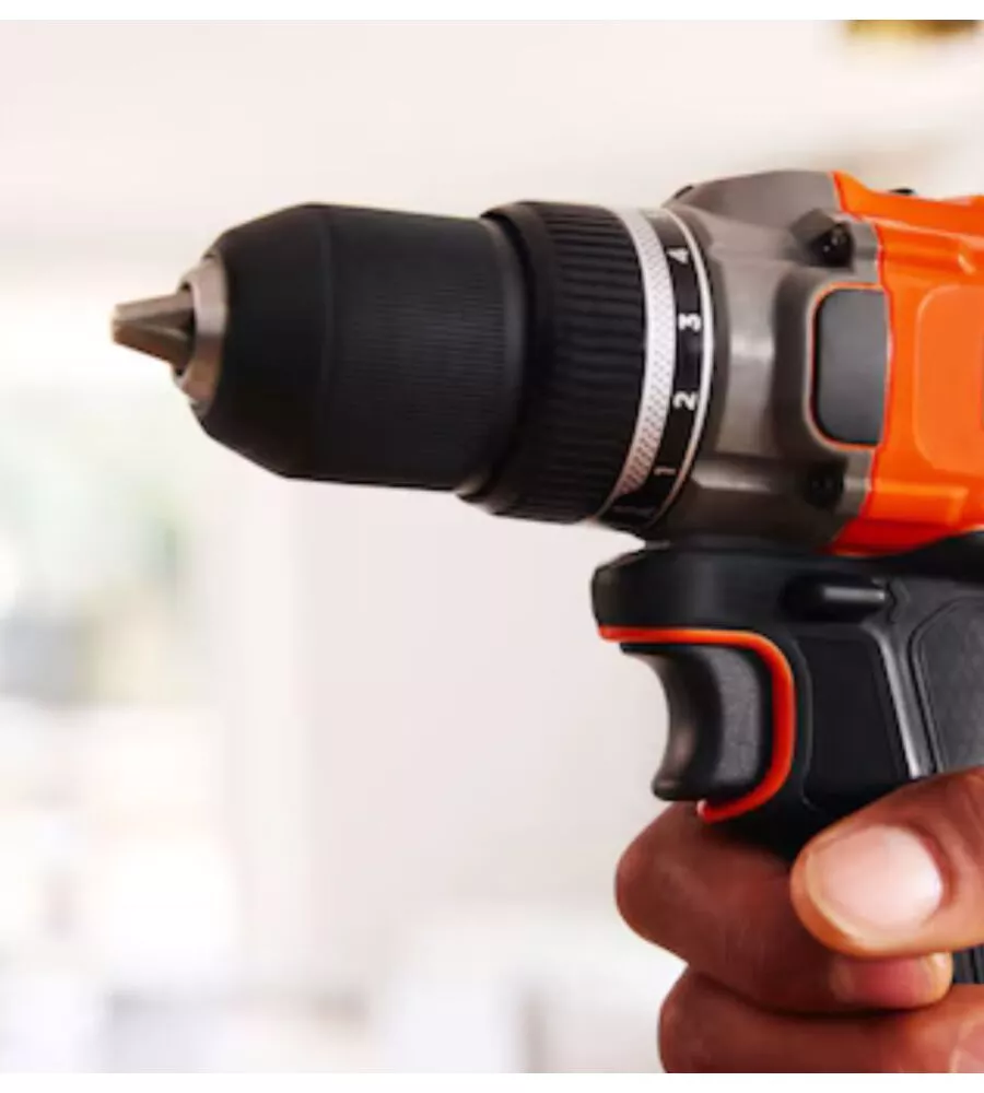 KIT TRAPANO AVVITATORE A BATTERIA BLACK+DECKER "BCD382D1XK-QW" BATTERIA INCLUSA 18V
