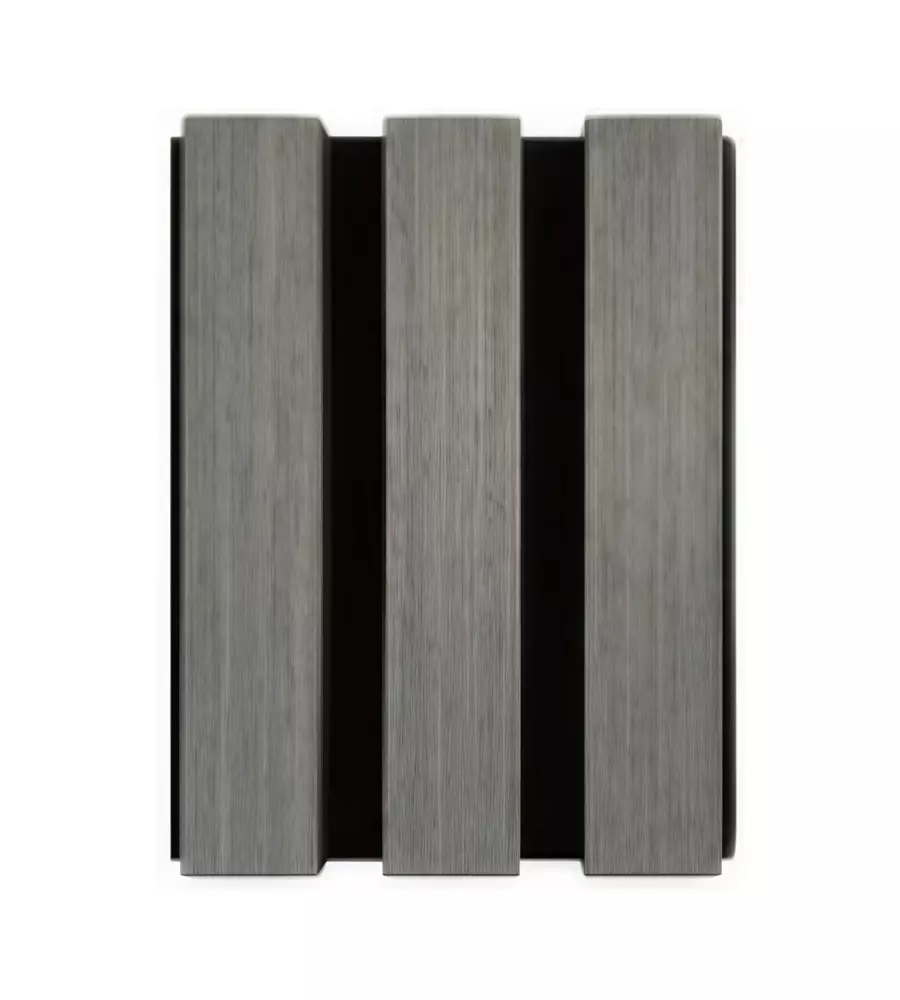 Rivestimento murale fonoassorbente Cosmo grigio 60x2,2x265 cm