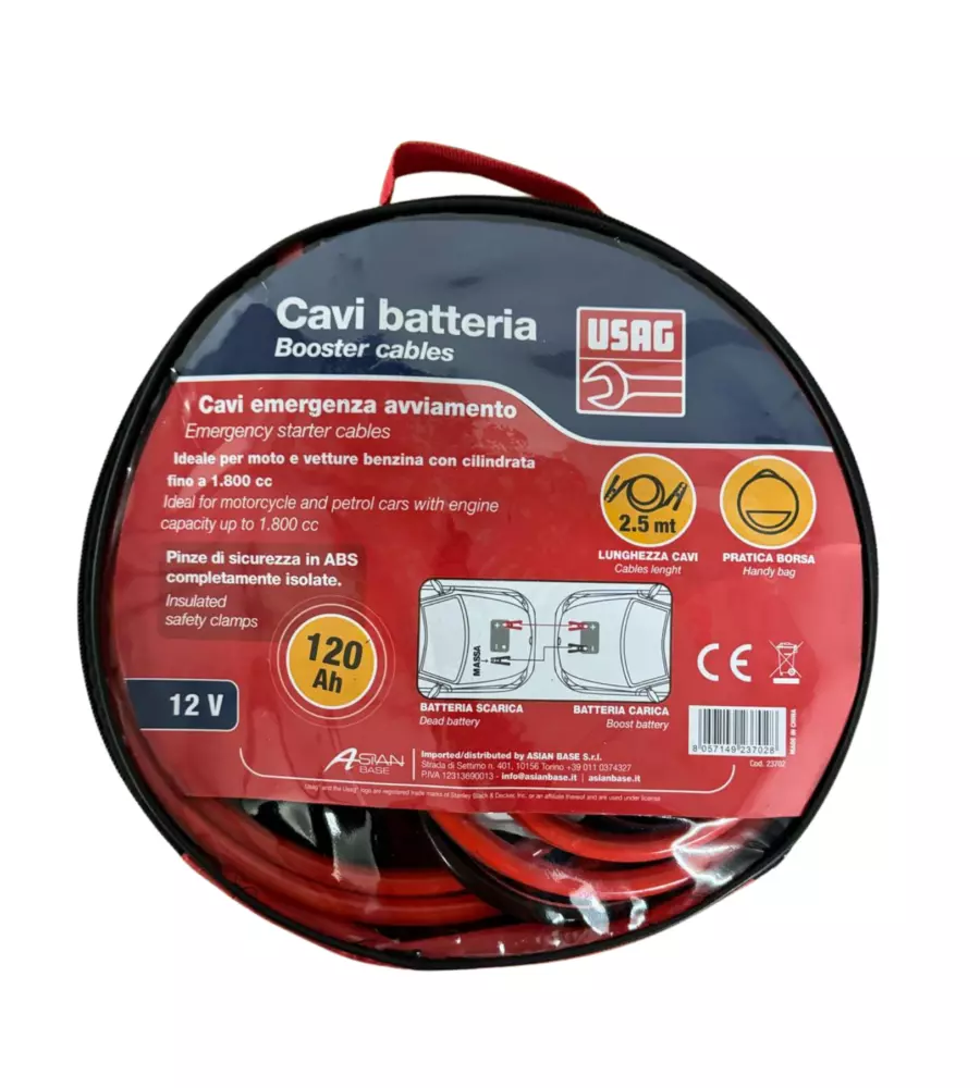 CAVO AVVIAMENTO AUTO USAG 120 AMP