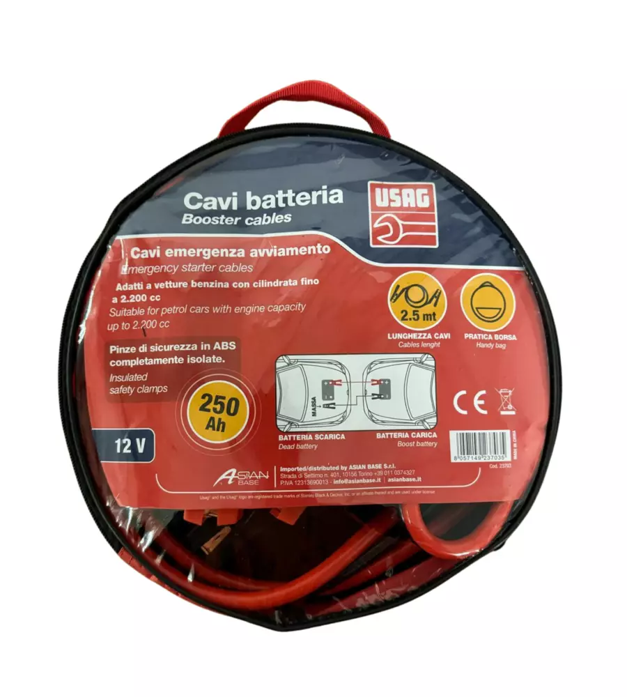CAVO AVVIAMENTO AUTO USAG 250 AMP