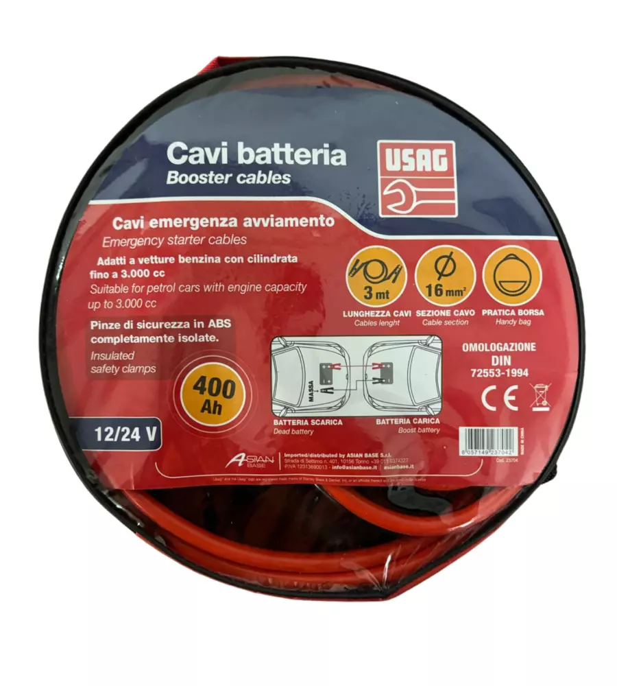CAVO AVVIAMENTO AUTO USAG 400 AMP