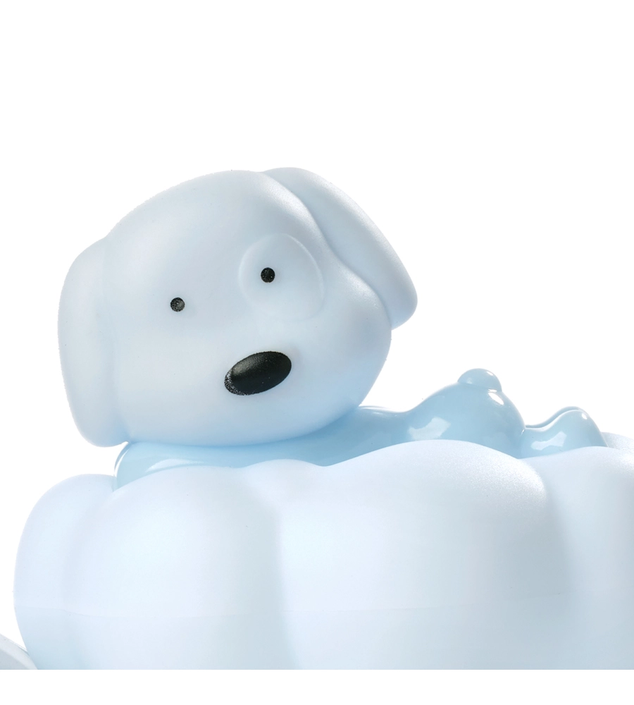 LAMPADA DA TAVOLO LED ONLI "NUVOLINA" A FORMA DI CAGNOLINO CELESTE