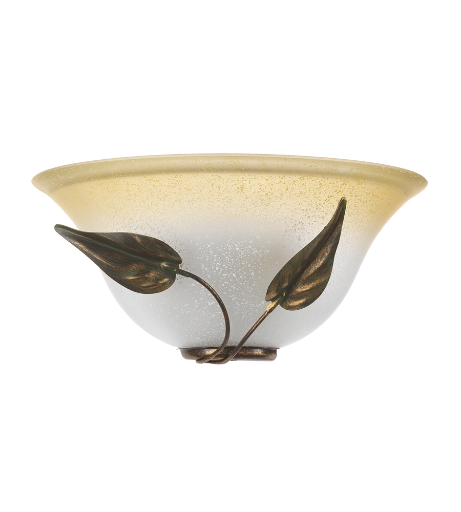 APPLIQUE 1 LUCE ONLI "MIRA" BRONZO E27