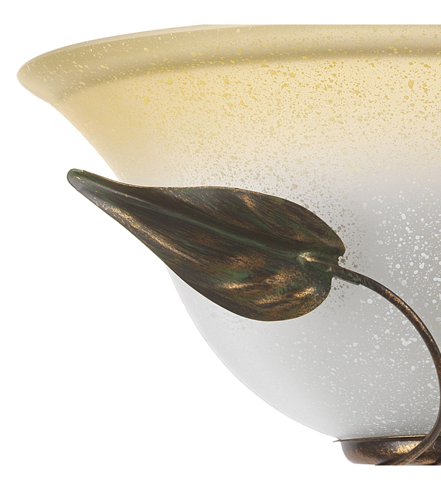 APPLIQUE 1 LUCE ONLI "MIRA" BRONZO E27