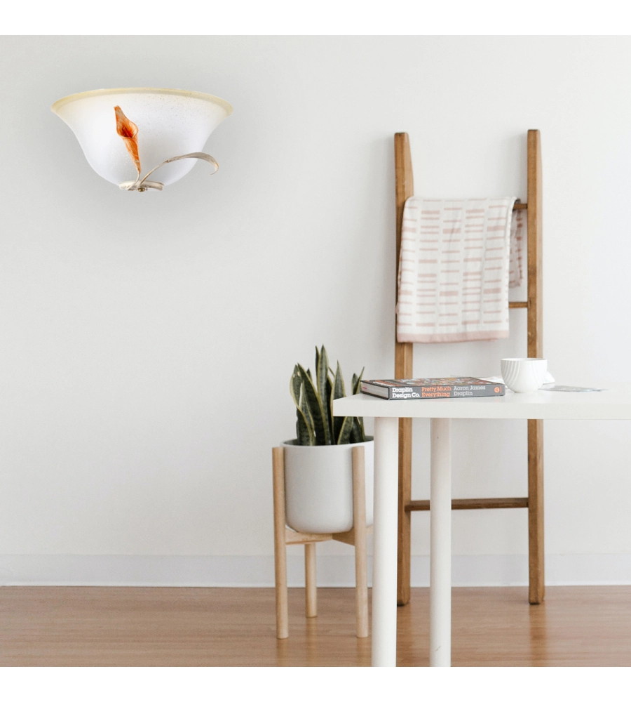 APPLIQUE 1 LUCE ONLI "VASCHETTA" AVORIO E27
